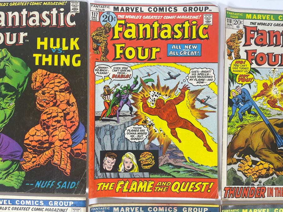 Marvel Fantastic Four Comic Books: #112,117,118,120,121,123,124,125 [Photo 4]