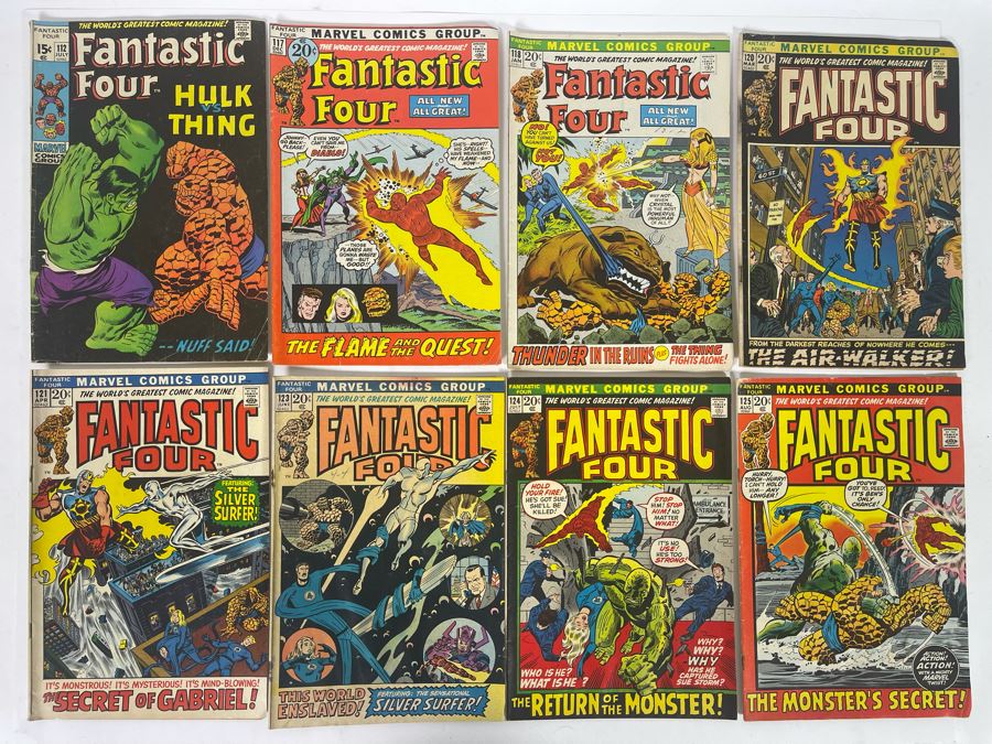 Marvel Fantastic Four Comic Books: #112,117,118,120,121,123,124,125 [Photo 2]
