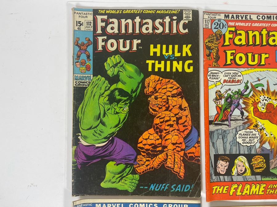 Marvel Fantastic Four Comic Books: #112,117,118,120,121,123,124,125 [Photo 3]
