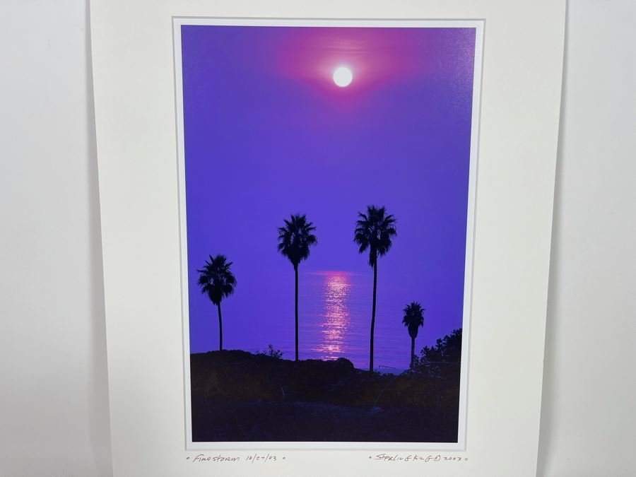 JUST ADDED - Signed Photograph Titled “Swami’s View” By Sterling King 10 X 15.5 [Photo 3]