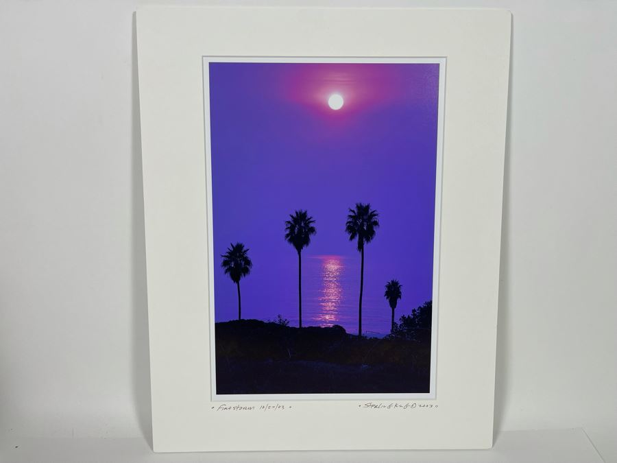 JUST ADDED - Signed Photograph Titled “Swami’s View” By Sterling King 10 X 15.5