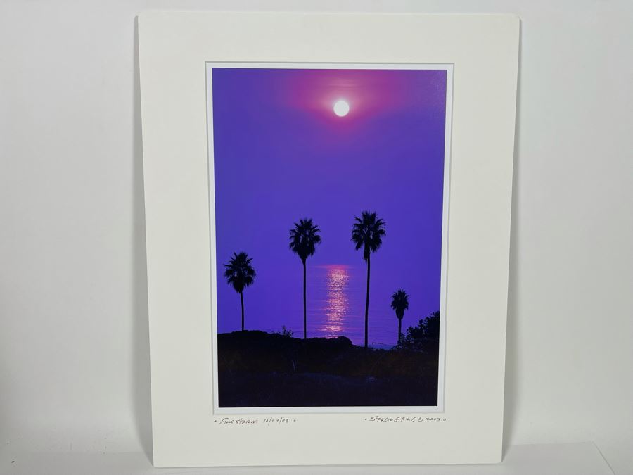 JUST ADDED - Signed Photograph Titled “Swami’s View” By Sterling King 10 X 15.5 [Photo 2]