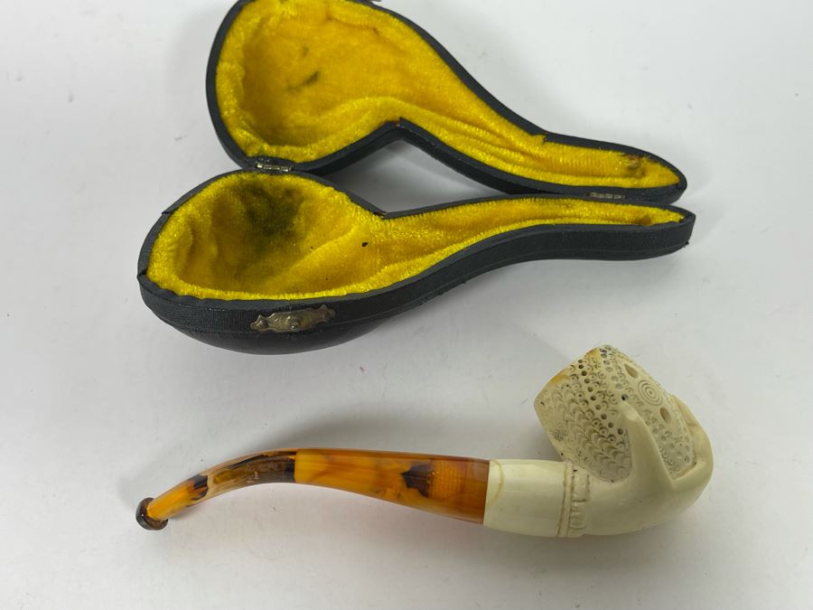 JUST ADDED - Vintage Carved Meerschaum Pipe [Photo 3]