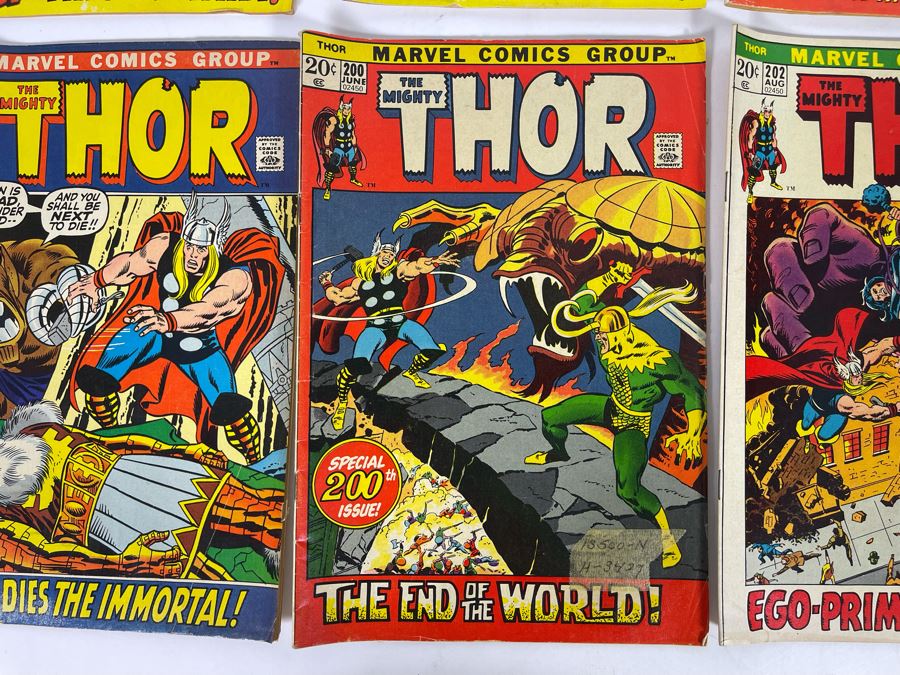 Marvel The Mighty Thor Comic Books: #194,194,195,196,198,200,202,209 [Photo 7]