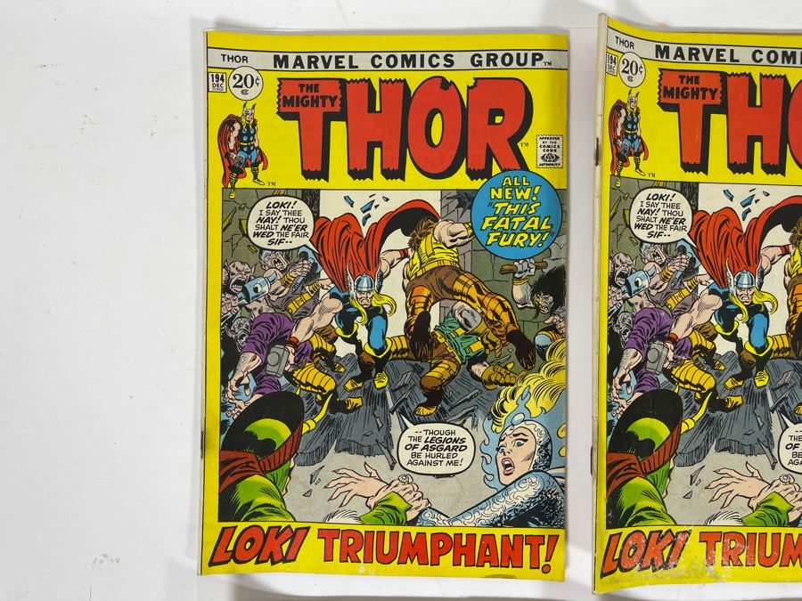 Marvel The Mighty Thor Comic Books: #194,194,195,196,198,200,202,209 [Photo 2]