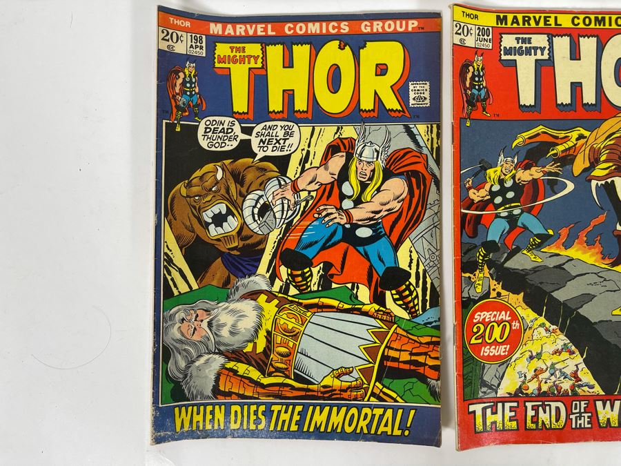 Marvel The Mighty Thor Comic Books: #194,194,195,196,198,200,202,209 [Photo 6]