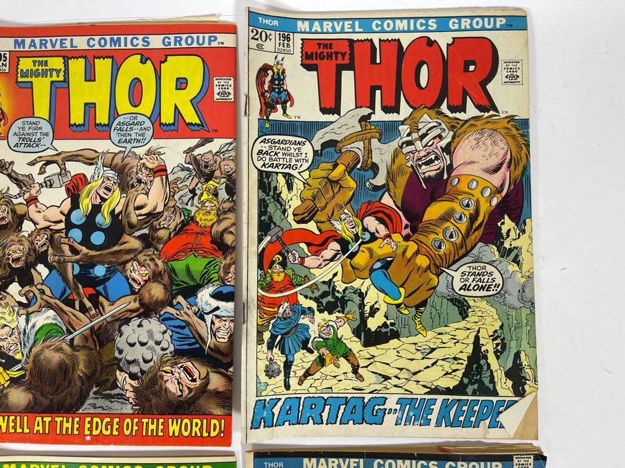 Marvel The Mighty Thor Comic Books: #194,194,195,196,198,200,202,209 [Photo 5]