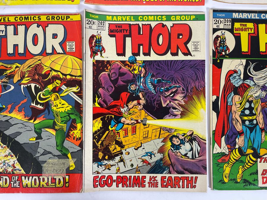 Marvel The Mighty Thor Comic Books: #194,194,195,196,198,200,202,209 [Photo 8]