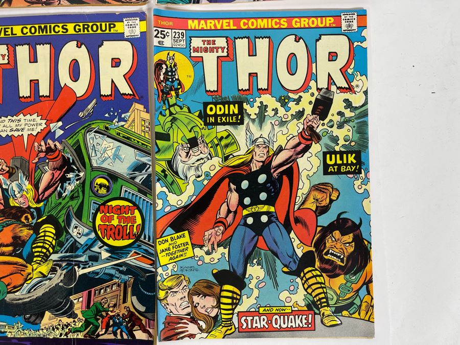 Marvel The Mighty Thor Comic Books: #213,218,222,234,235,236,237,239 [Photo 9]