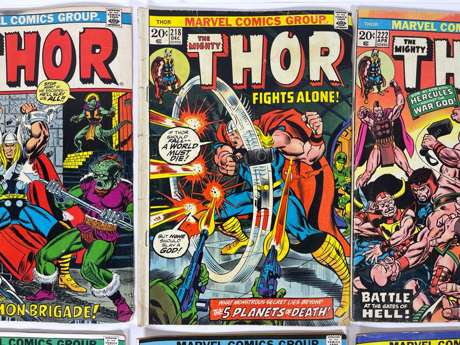 Marvel The Mighty Thor Comic Books: #213,218,222,234,235,236,237,239 [Photo 3]