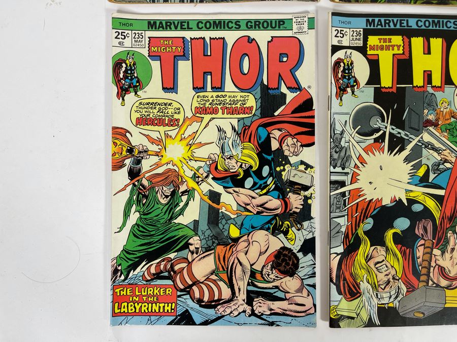 Marvel The Mighty Thor Comic Books: #213,218,222,234,235,236,237,239 [Photo 6]