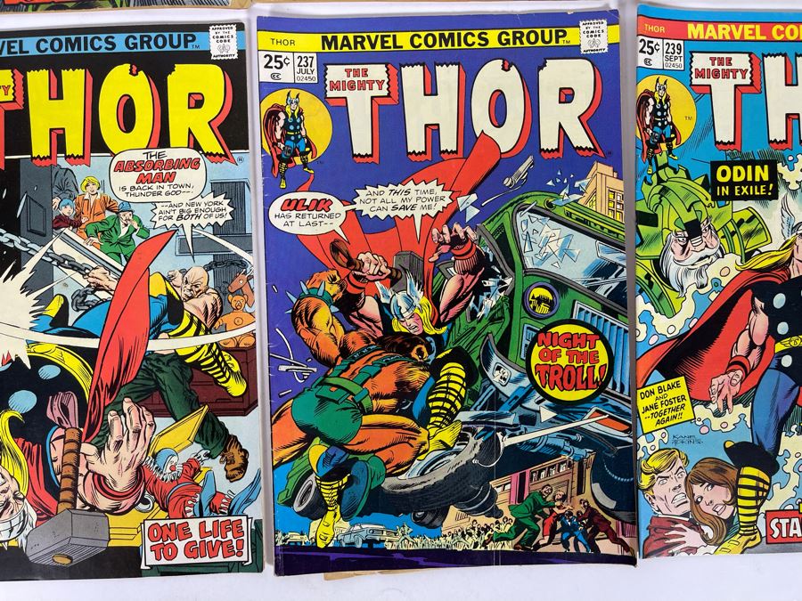 Marvel The Mighty Thor Comic Books: #213,218,222,234,235,236,237,239 [Photo 8]