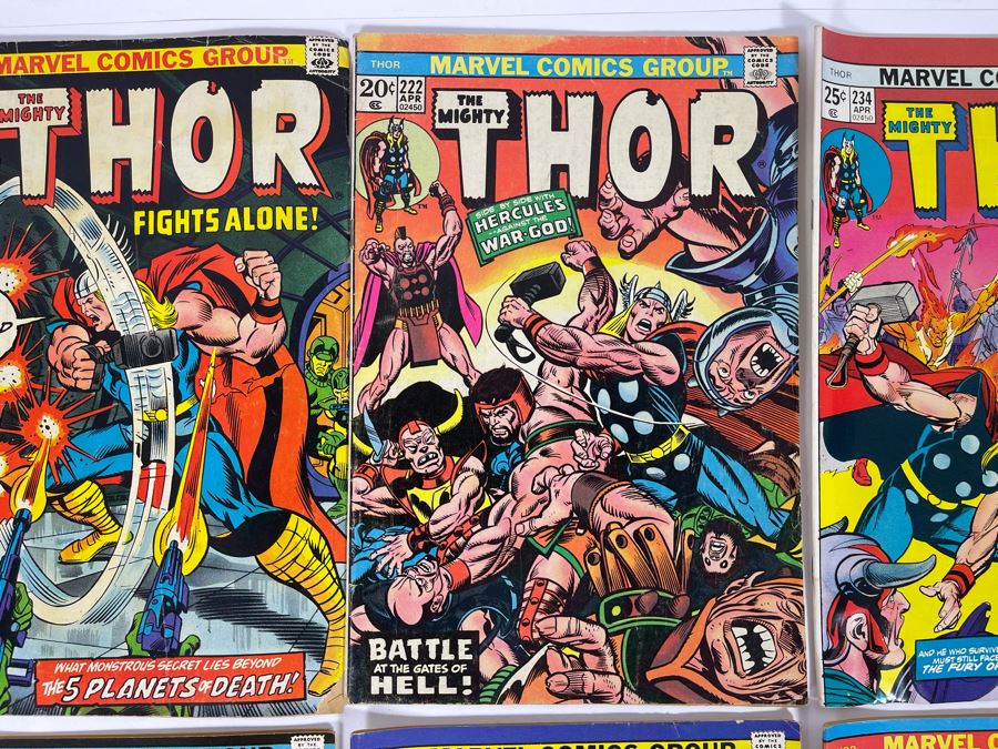 Marvel The Mighty Thor Comic Books: #213,218,222,234,235,236,237,239 [Photo 4]