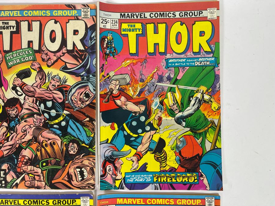 Marvel The Mighty Thor Comic Books: #213,218,222,234,235,236,237,239 [Photo 5]
