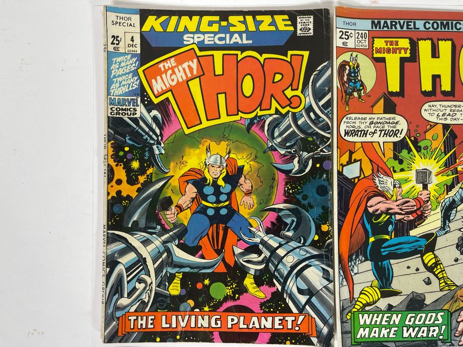 Marvel The Mighty Thor King Size Special: #4 / Marvel The Mighty Thor Comic Books: #240,241,241,243,245,265 [Photo 2]