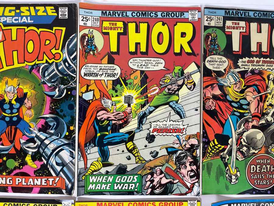 Marvel The Mighty Thor King Size Special: #4 / Marvel The Mighty Thor Comic Books: #240,241,241,243,245,265 [Photo 3]