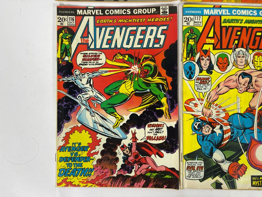 Marvel The Avengers Comic Books: #113,114,114,115,116,117,141 / Marvel Triple Action Comic Book Featuring The Avengers #20 [Photo 6]