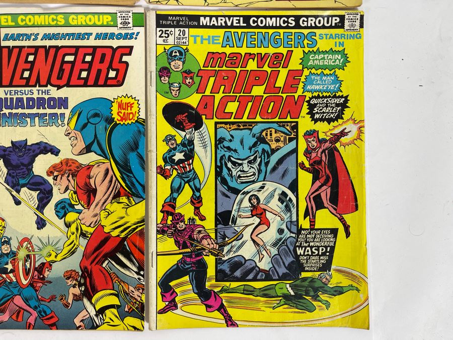 Marvel The Avengers Comic Books: #113,114,114,115,116,117,141 / Marvel Triple Action Comic Book Featuring The Avengers #20 [Photo 9]