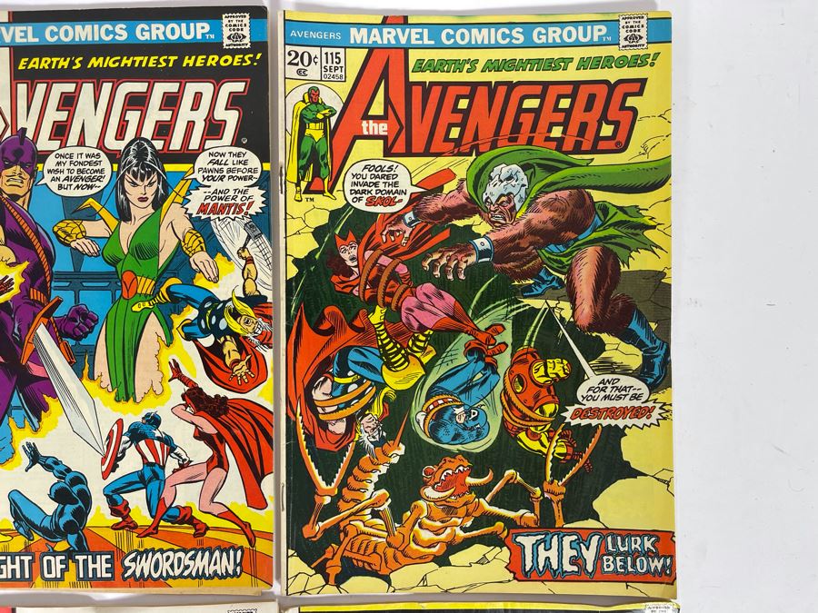 Marvel The Avengers Comic Books: #113,114,114,115,116,117,141 / Marvel Triple Action Comic Book Featuring The Avengers #20 [Photo 5]