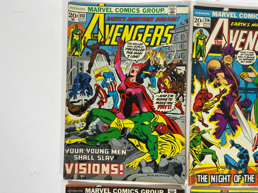Marvel The Avengers Comic Books: #113,114,114,115,116,117,141 / Marvel Triple Action Comic Book Featuring The Avengers #20 [Photo 2]