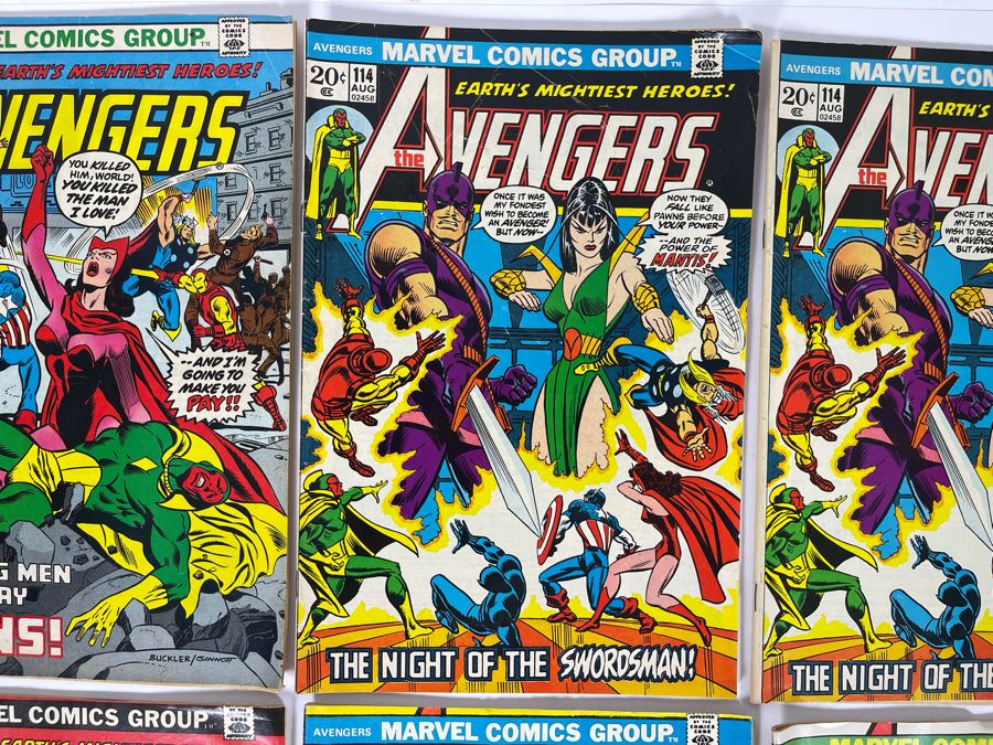 Marvel The Avengers Comic Books: #113,114,114,115,116,117,141 / Marvel Triple Action Comic Book Featuring The Avengers #20 [Photo 3]
