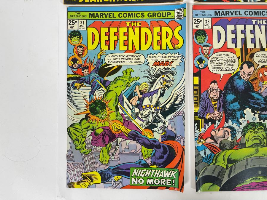Marvel The Defenders Comic Books: #2,13,20,30,31,33 / Marvel Giant-Size Defenders Comic Book #3 [Photo 6]