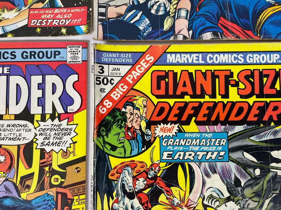 Marvel The Defenders Comic Books: #2,13,20,30,31,33 / Marvel Giant-Size Defenders Comic Book #3 [Photo 9]