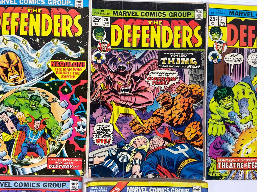 Marvel The Defenders Comic Books: #2,13,20,30,31,33 / Marvel Giant-Size Defenders Comic Book #3 [Photo 4]