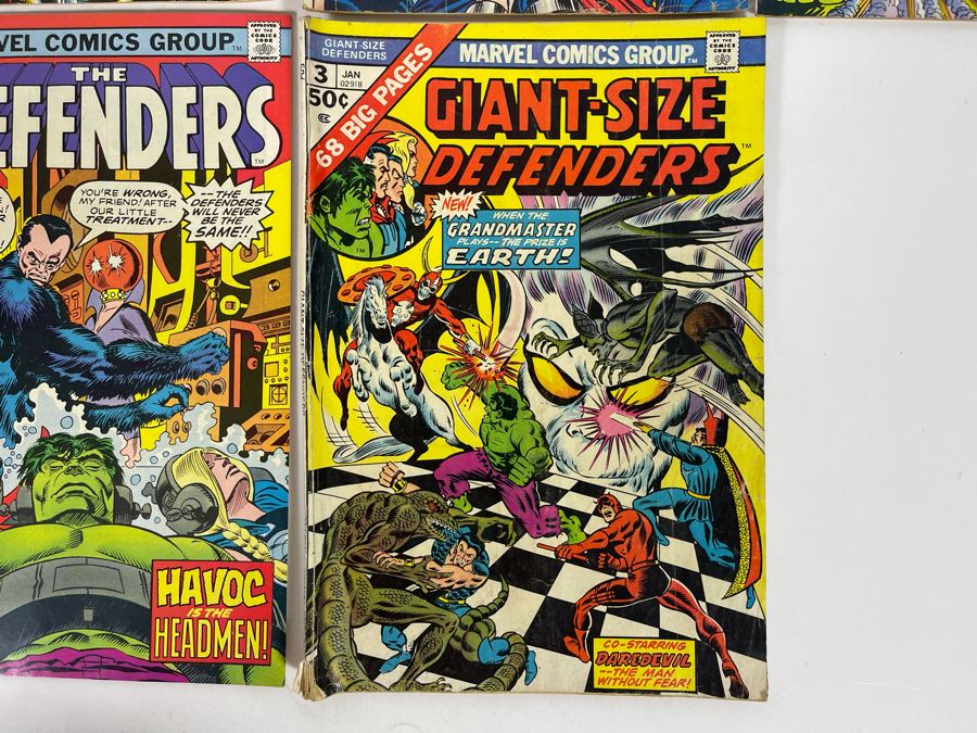 Marvel The Defenders Comic Books: #2,13,20,30,31,33 / Marvel Giant-Size Defenders Comic Book #3 [Photo 8]