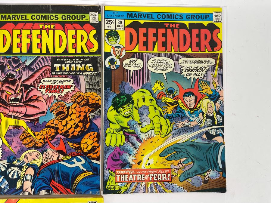 Marvel The Defenders Comic Books: #2,13,20,30,31,33 / Marvel Giant-Size Defenders Comic Book #3 [Photo 5]