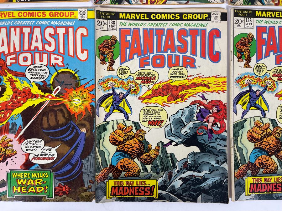 Marvel Fantastic Four Comic Books: #126,130,131,131,136,137,138,138 [Photo 8]
