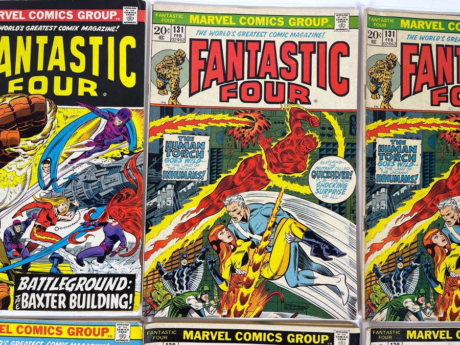 Marvel Fantastic Four Comic Books: #126,130,131,131,136,137,138,138 [Photo 4]