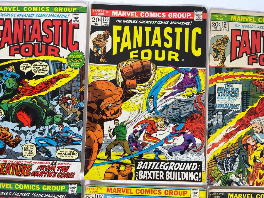 Marvel Fantastic Four Comic Books: #126,130,131,131,136,137,138,138 [Photo 3]