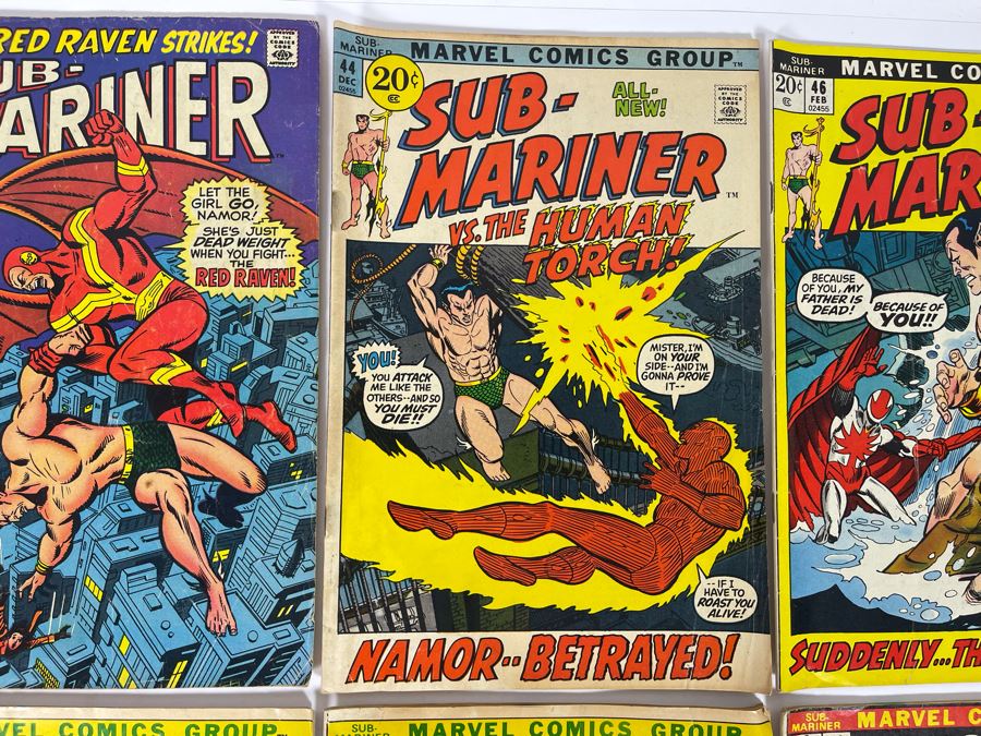 Marvel Sub-Mariner Comic Books: #26,27,44,46,47,48,48,49 [Photo 4]