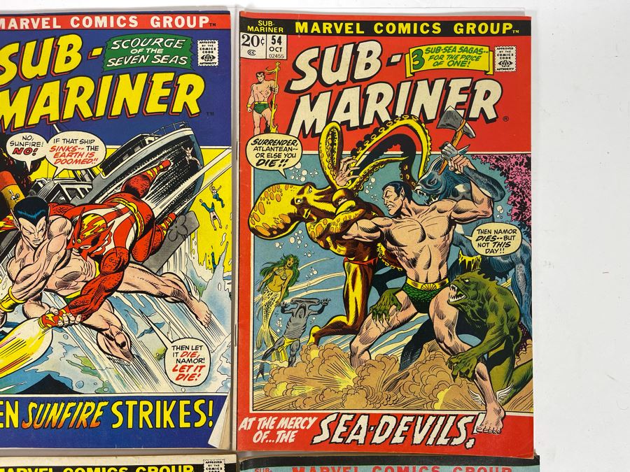Marvel Sub-Mariner Comic Books: #50,51,52,54,55,56,58,59 [Photo 5]