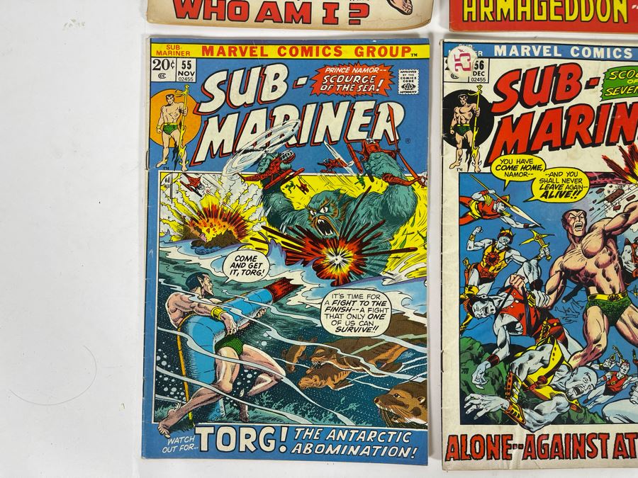 Marvel Sub-Mariner Comic Books: #50,51,52,54,55,56,58,59 [Photo 6]