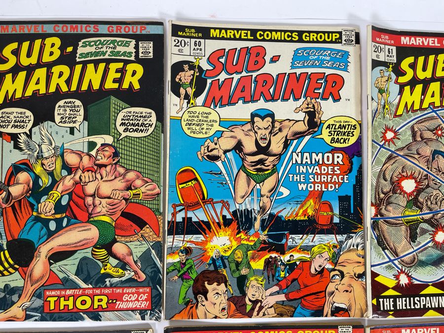 Marvel Sub-Mariner Comic Books: #59,60,61,63,64,64,65,66 [Photo 3]