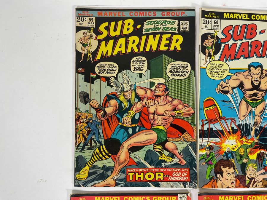 Marvel Sub-Mariner Comic Books: #59,60,61,63,64,64,65,66 [Photo 2]