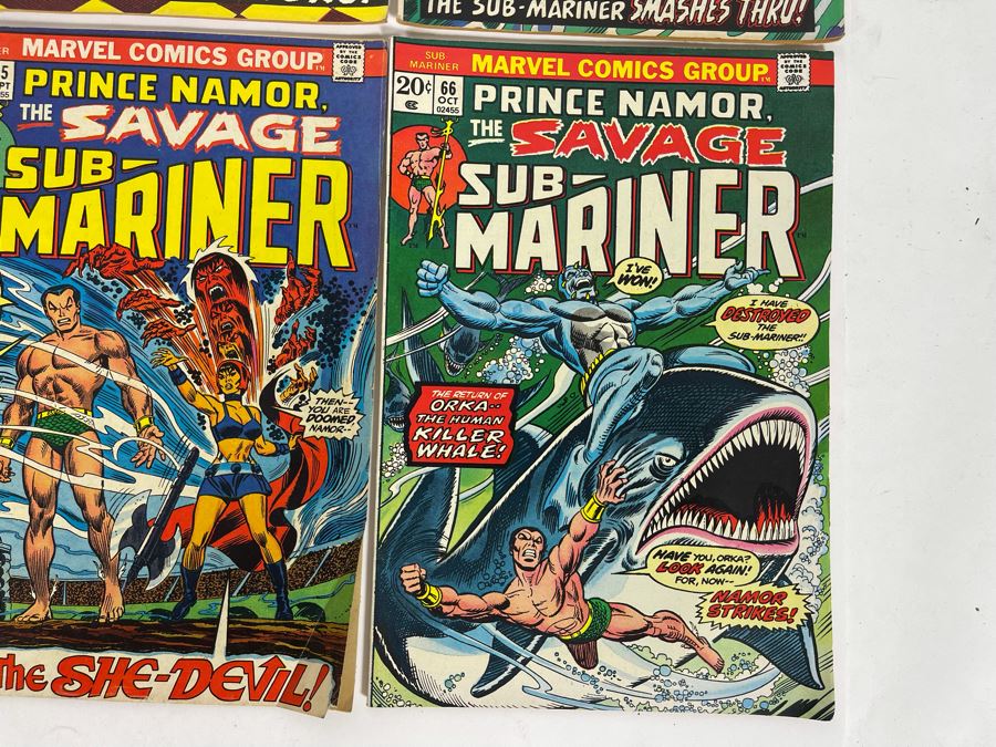 Marvel Sub-Mariner Comic Books: #59,60,61,63,64,64,65,66 [Photo 9]