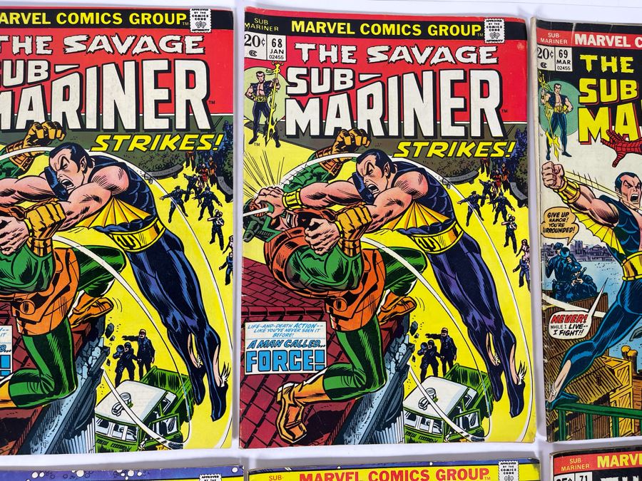 Marvel Sub-Mariner Comic Books: #67,68,68,69,69,70,70,71 [Photo 4]