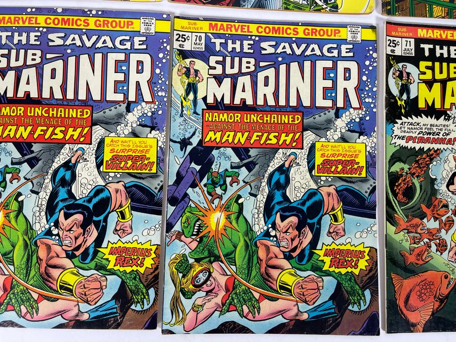 Marvel Sub-Mariner Comic Books: #67,68,68,69,69,70,70,71 [Photo 8]