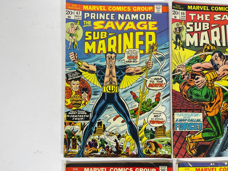 Marvel Sub-Mariner Comic Books: #67,68,68,69,69,70,70,71 [Photo 2]