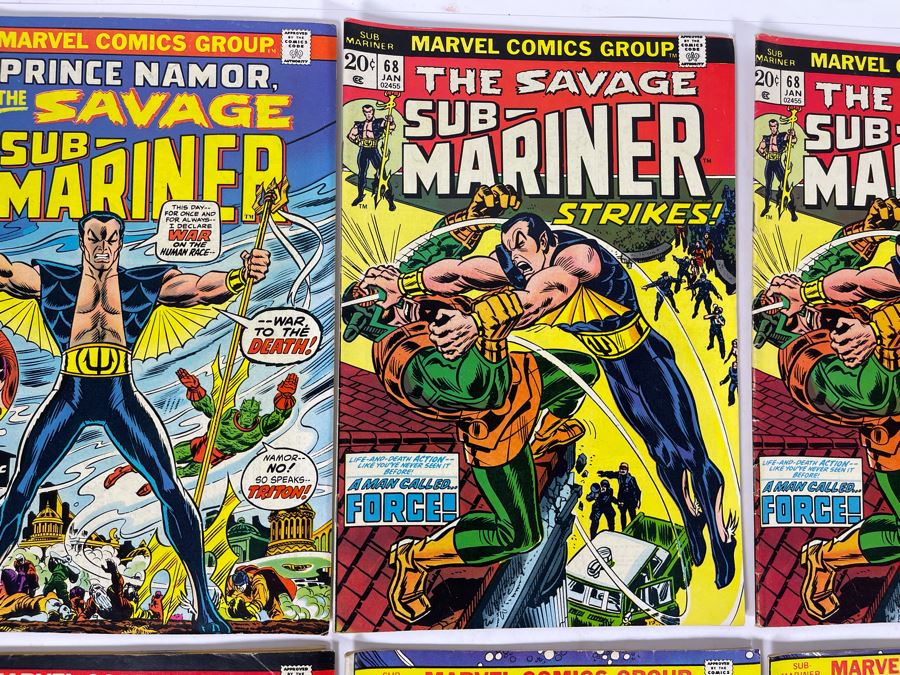 Marvel Sub-Mariner Comic Books: #67,68,68,69,69,70,70,71 [Photo 3]
