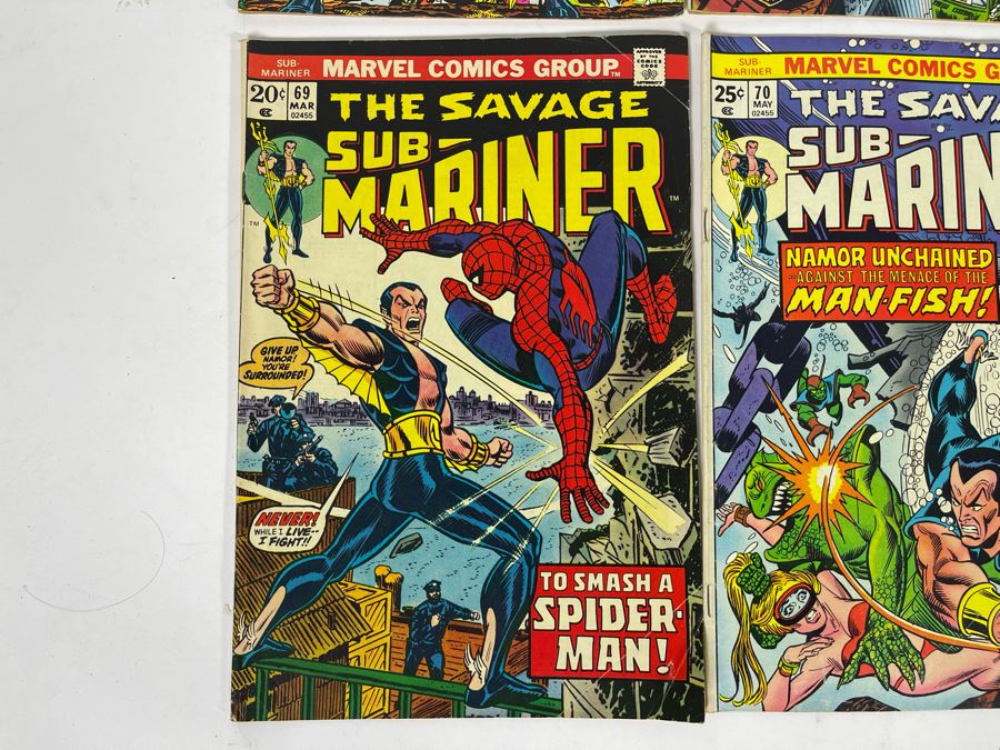 Marvel Sub-Mariner Comic Books: #67,68,68,69,69,70,70,71 [Photo 6]