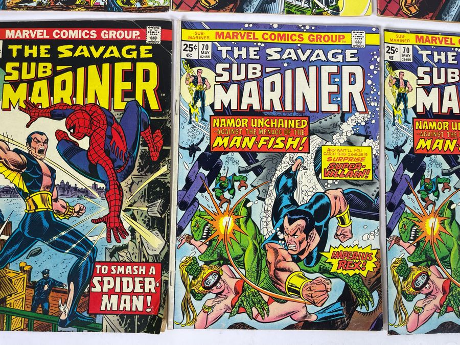 Marvel Sub-Mariner Comic Books: #67,68,68,69,69,70,70,71 [Photo 7]