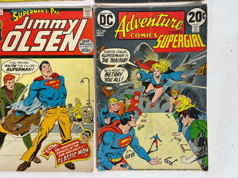 DC Comics Superman Comic Books: #180,255,260 / Action Comics: #414,426 / Teen Titans #36 / Jimmy Olsen #149 / Adventure Comics #423 [Photo 9]
