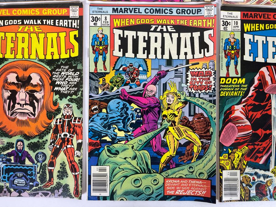 Marvel The Eternals Comic Books: #1,2,3,4,5,8,10,11 [Photo 7]