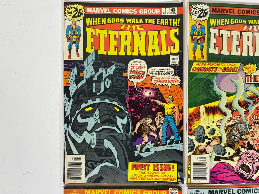 Marvel The Eternals Comic Books: #1,2,3,4,5,8,10,11 [Photo 2]