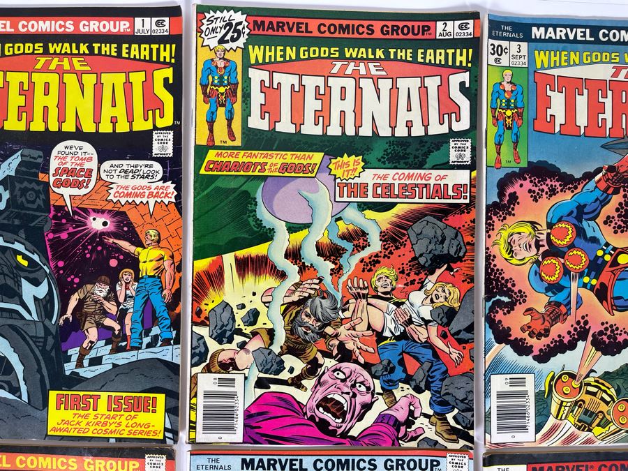 Marvel The Eternals Comic Books: #1,2,3,4,5,8,10,11 [Photo 3]