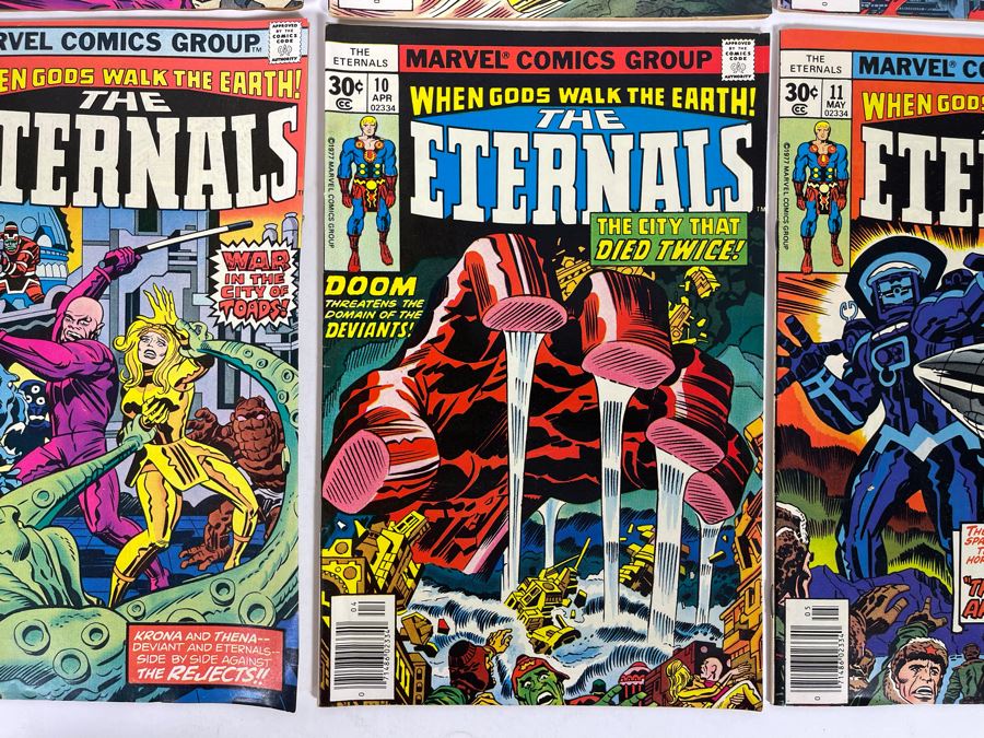 Marvel The Eternals Comic Books: #1,2,3,4,5,8,10,11 [Photo 8]